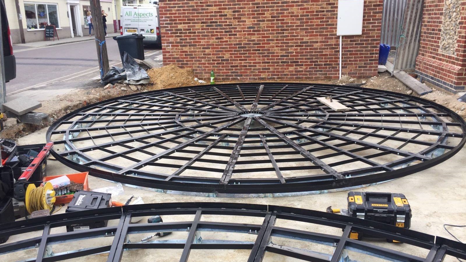 Installing a car turntable UKT360 Residential Turntables